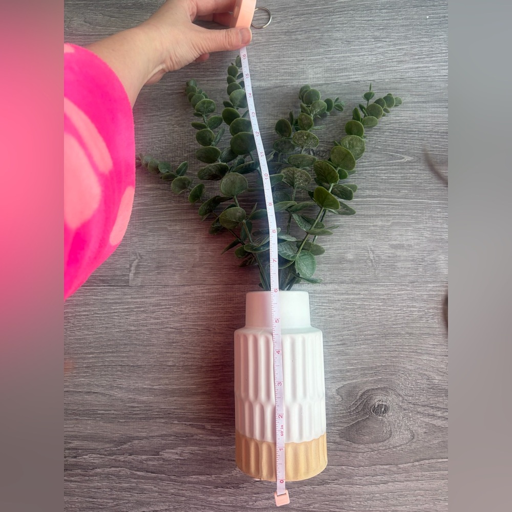 Faux Eucalyptus Plant in Vase - Picture 4 of 4